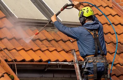 Démoussage et hydrofuge de toiture à Jasses